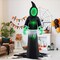 Costway 8 FT Giant Halloween Inflatable Ghost Blow up Ghost Decoration with Built-in LED Lights and Mirror Face Halloween Inflatables for Indoor Party